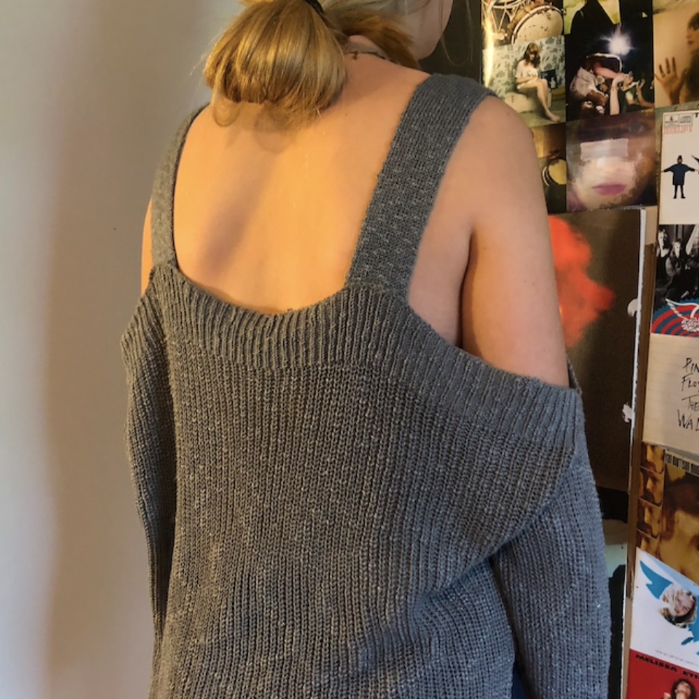 Open Shoulder Sweater